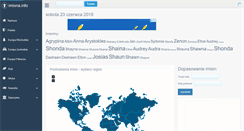 Desktop Screenshot of imiona.info