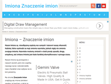 Tablet Screenshot of imiona.com.pl